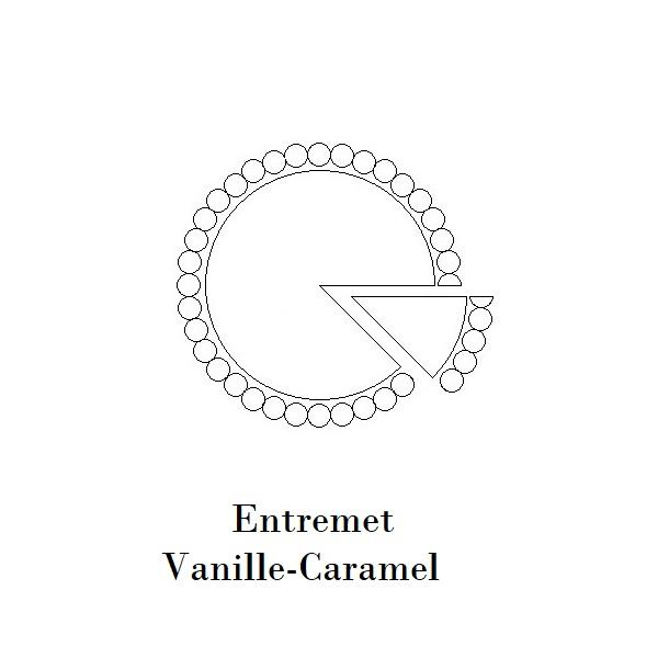 Logo entremet vanille caramel
